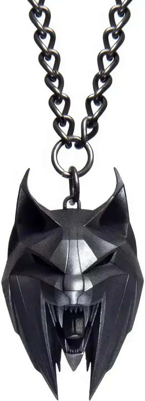 The Witcher - School of the Lynx Medallion and Chain