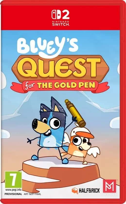 Nintendo Switch 2 Bluey's Quest for the Gold Pen