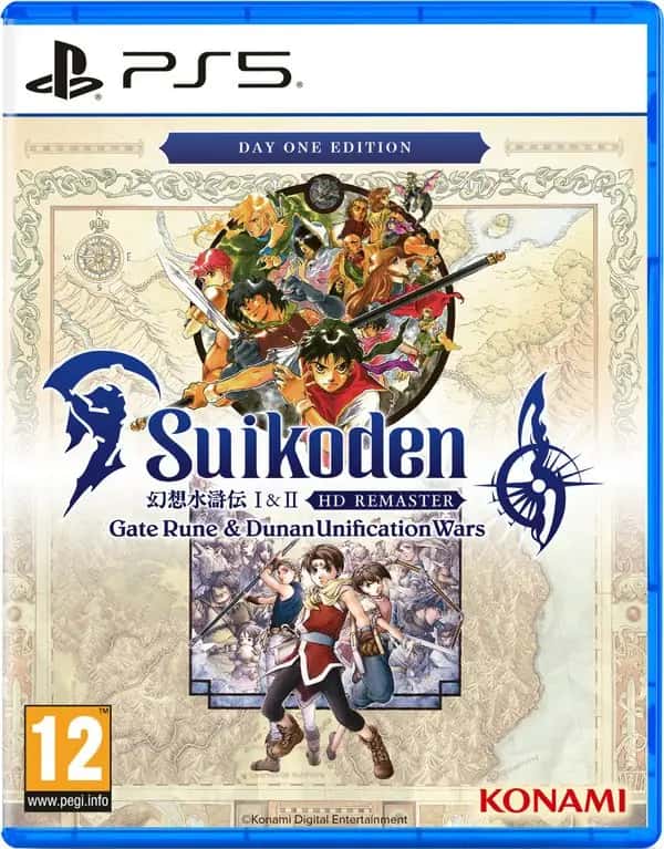 Suikoden I & II HD Remaster - Gate Rune and Dunan Unification Wars Day One Edition (PlayStation 5)