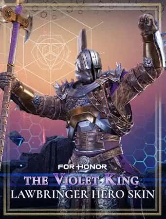 For Honor - De Violet King - Heldenskin Handhaver