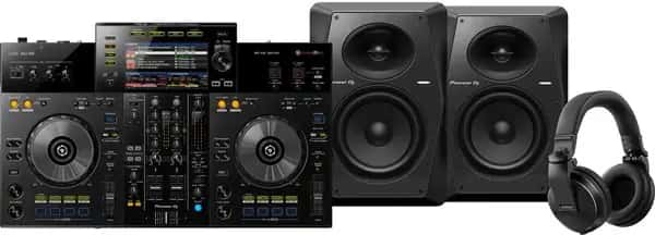 Pioneer DJ XDJ-RR + Pioneer DJ HDJ-X5 Zwart + Pioneer VM70 (per paar)