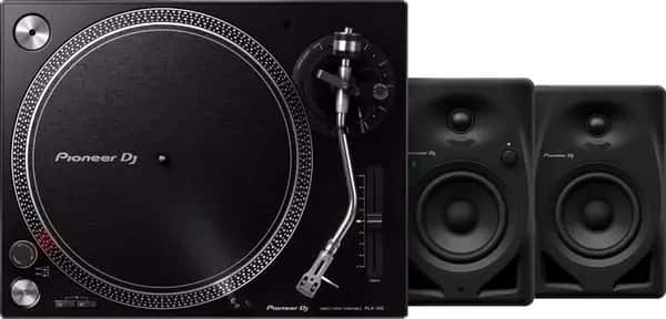 Pioneer DJ PLX 500 Zwart + Pioneer DJ DM-40D-BT Zwart
