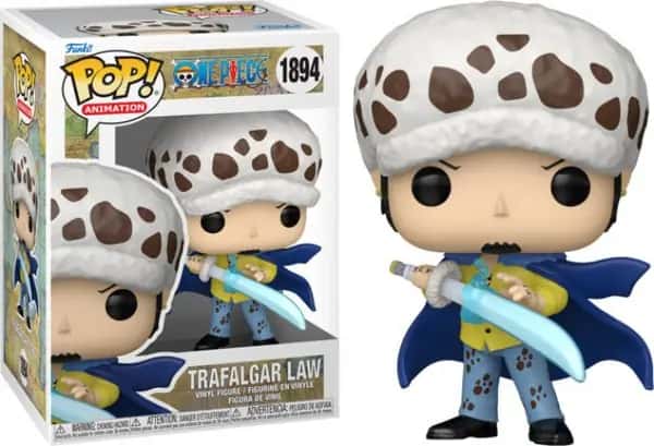 One Piece Funko Pop Vinyl: Trafalgar Law (with Blue Anesthesia)