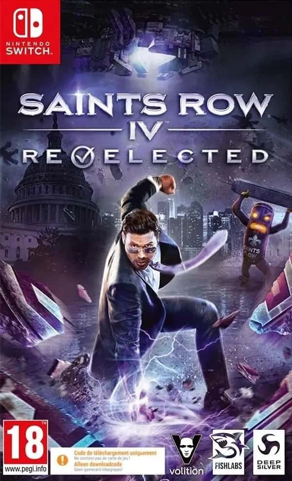 Saints Row 4: Re-Elected (Code in a Box) - Nintendo Switch