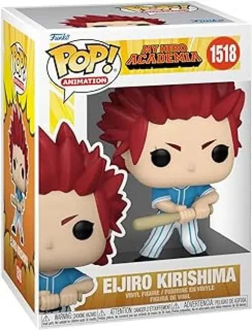 My Hero Academia Funko Pop Vinyl: Eijiro Kirishima Hero League Baseball