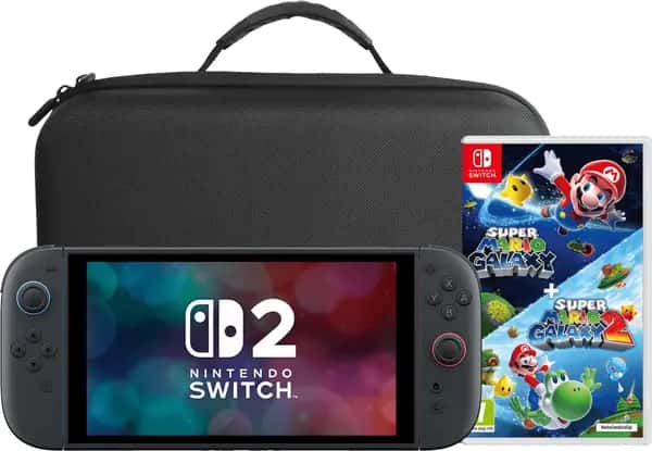 Nintendo Switch 2 + Mario Kart World + BlueBuilt Travel Case XL