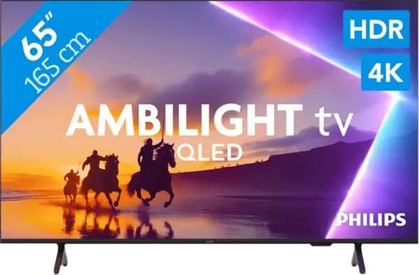 Philips Ambilight 65" PUS8500 QLED 4K (2025) + JBL Bar 300 M2 Zwart