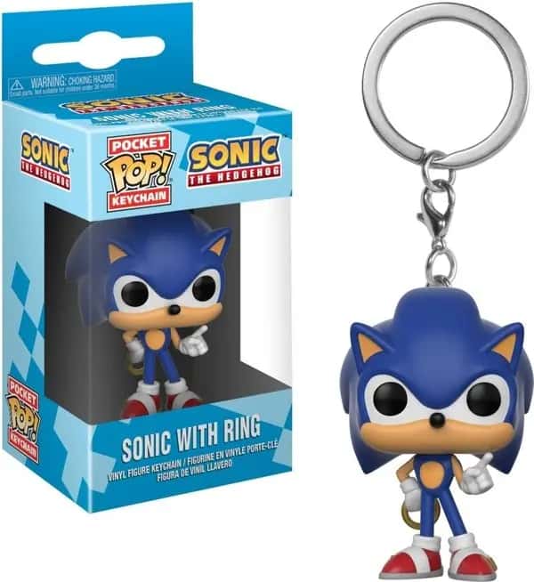 Sonic Pocket Pop Keychain - Sonic With Ring