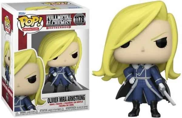 Fullmetal Alchemist Brotherhood Funko Pop Vinyl: Olivier Mira Armstrong