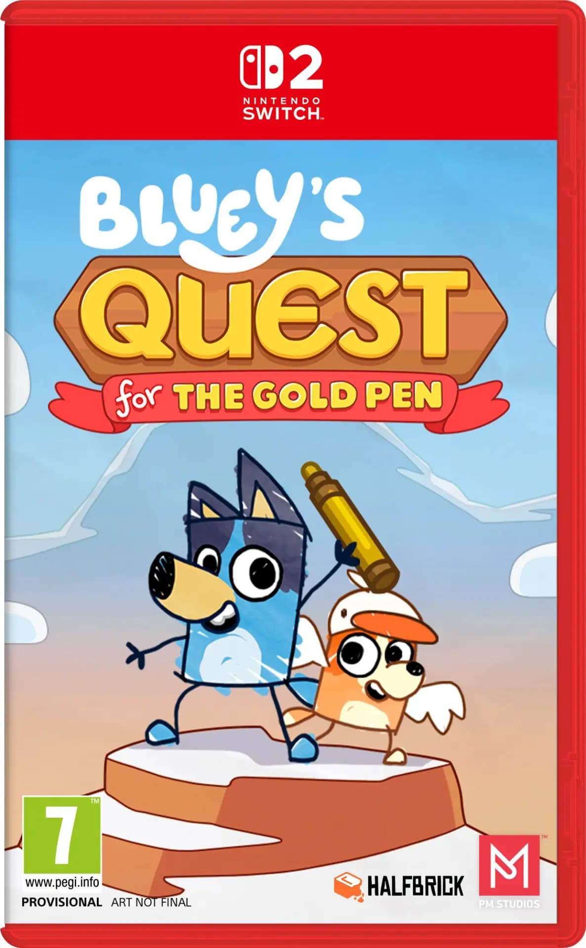 Bluey's Quest for the Gold Pen